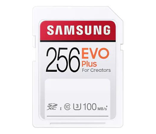 SAMSUNG EVO Plus SD 256GB 100MB/s MB-SC256H/EU - 617909 - zdjęcie